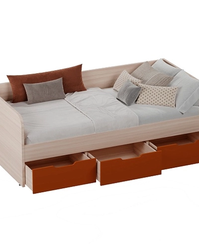 Кровать односпальная L913.90, 90x190