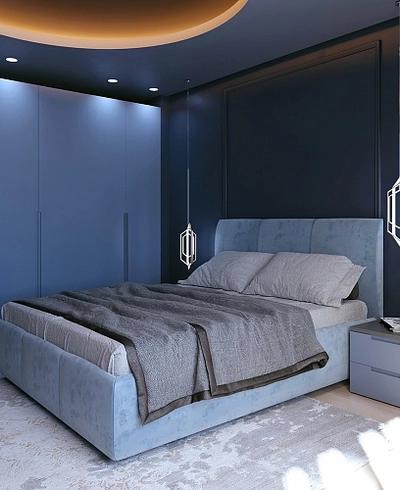 Шкаф 2 дверный, фасады в эмали LE210.60-3