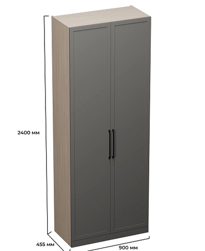 Шкаф двухдверный А210.44-1