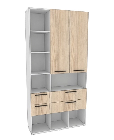 Шкаф напольный книжный L-201 L/R