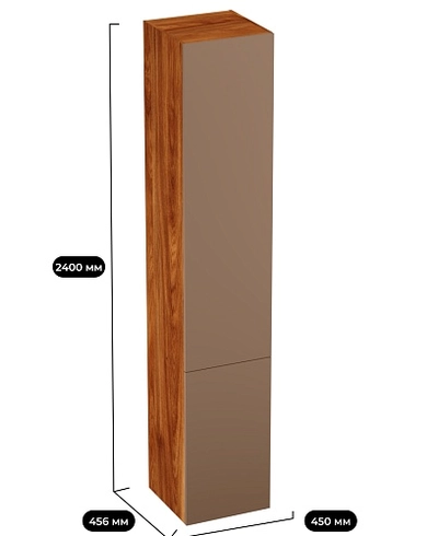 Шкаф с двумя глухими дверями R222