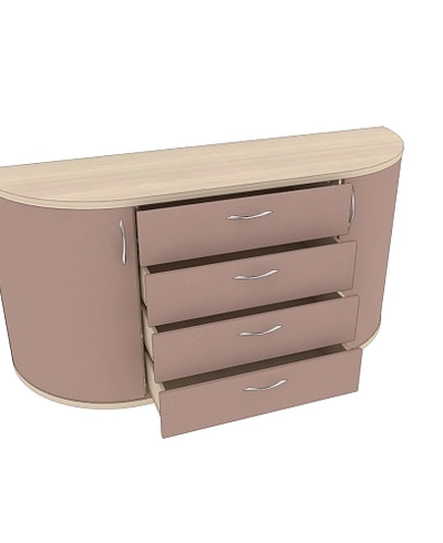 Комод радиусный на 1600 мм P746