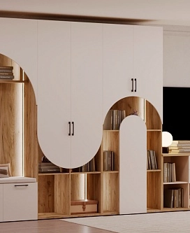 Стеллаж для книг с подсветкой LG253.44 L/R