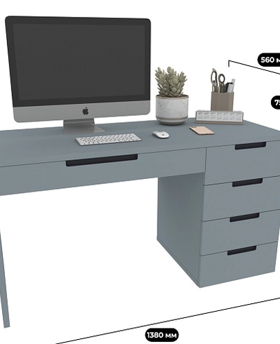 Cтол письменный прямой LE715.1 L/R