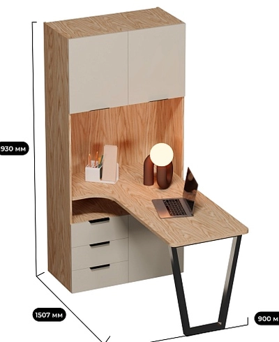 Cтол-стеллаж L402 L/R