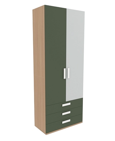 Шкаф двухдверный 3 ящика E211