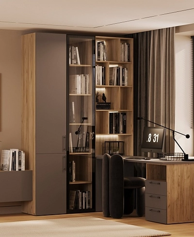 Шкаф с двумя глухими дверями R222