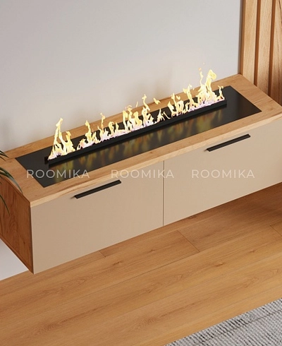 Тумба ТВ напольная с электрокамином L-548.351