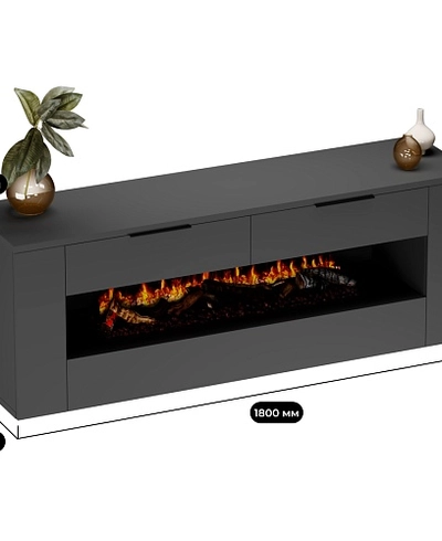 Тумба ТВ напольная с электрокамином LG551.450L/R