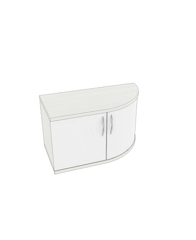 Тумба для обуви радиусная узкая P462 L/R