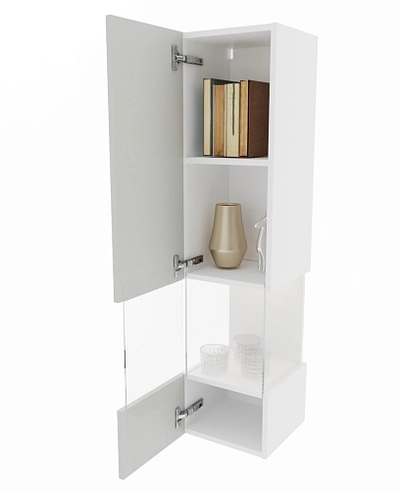 Шкаф навесной со стеклом, с подсветкой L381.2