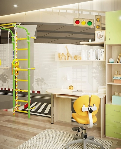 Пенал книжный с ящиками P223