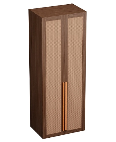 Шкаф двустворчатый, фасады натуральный ротанг  L210.60-4