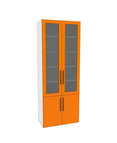 Шкаф книжный со стеклом L214S