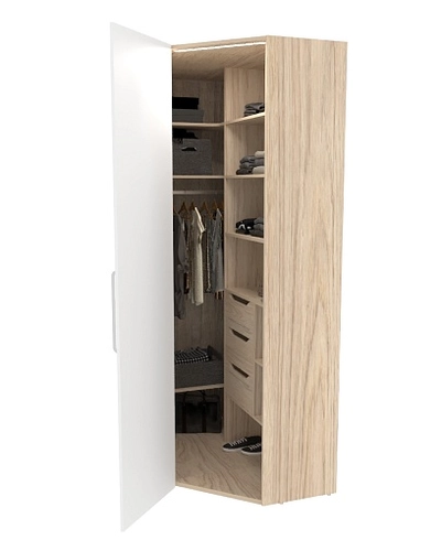 Шкаф угловой L209.44 L/R