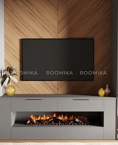 Тумба ТВ напольная с электрокамином LG551.450L/R