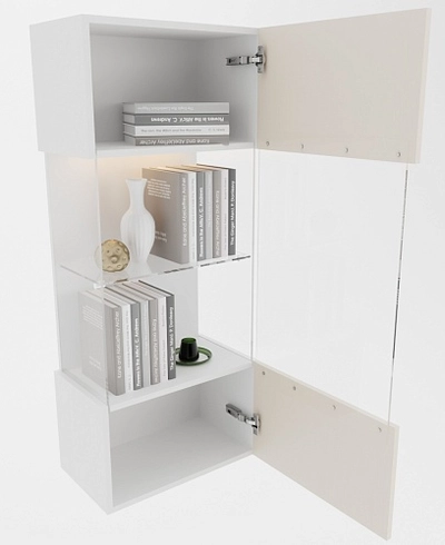 Шкаф навесной с подсветкой L350