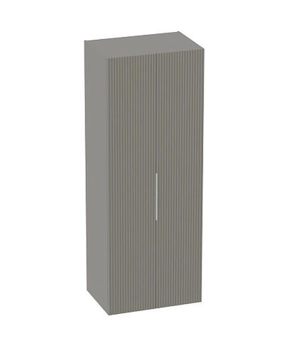 Шкаф 2 дверный, фрезерованные фасады в эмали LE210.60-3