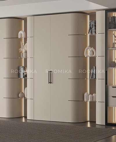 Стеллаж декоративный напольный с подсветкой FG300.450