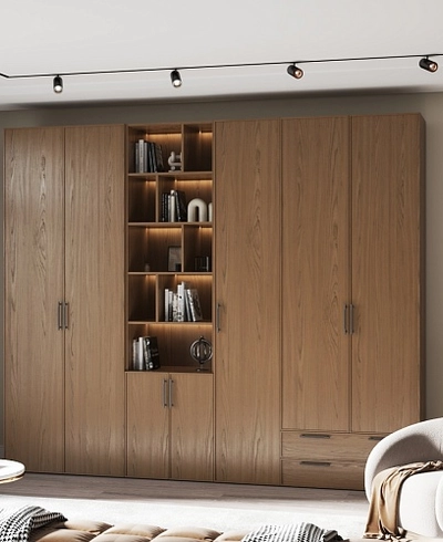 Стеллаж, фасады натуральный шпон L2228.44