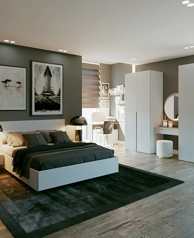 Туалетный столик, фасады в эмали LE700