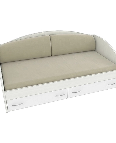 Кровать односпальная с ящиками P902N, 90x190