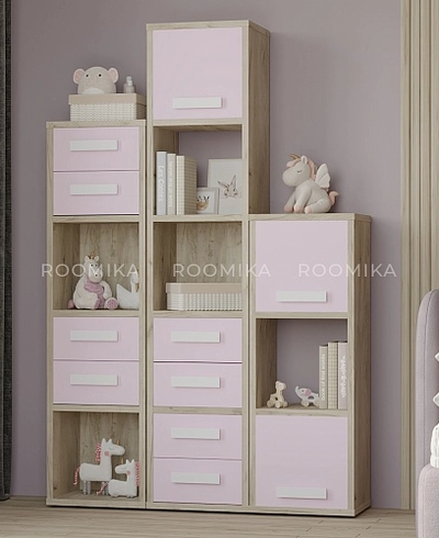 Cтеллаж сквозной книжный на 5 ниш E805