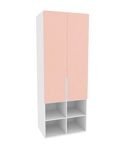 Шкаф двухдверный, фасады в эмали LE217.60-4