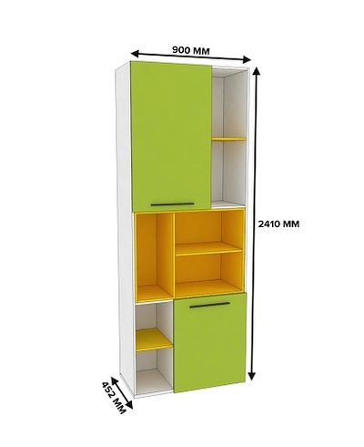 Шкаф книжный с нишей L227 L/R