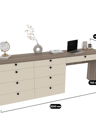 Комод со столом R713