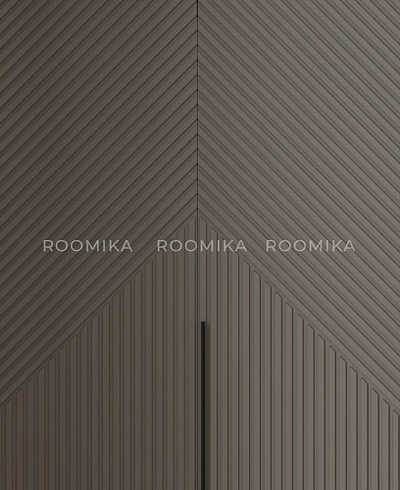 Шкафная группа Лацио фрезерованные фасады в эмали 34