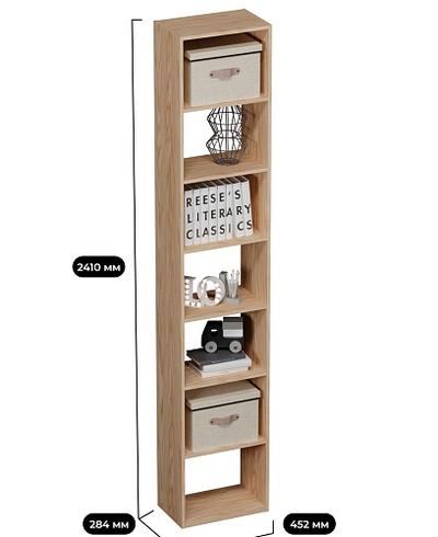 Стеллаж книжный L234.44