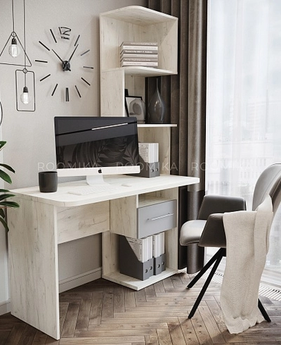 Рабочий стол со встроенным стеллажом HOF420