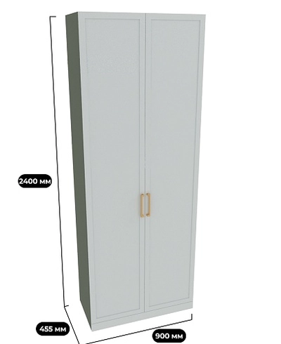 Шкаф двухдверный А210.44-1