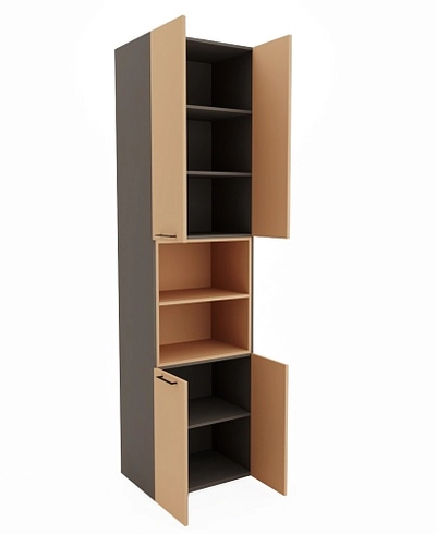 Шкаф книжный с нишей L228.44