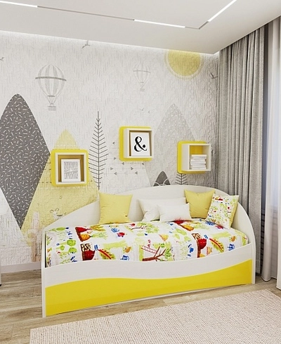 Кровать односпальная P901 с подъемным механизмом, 90x190