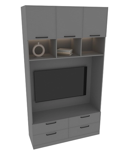 Шкаф с нишей под ТВ с подсветкой A414