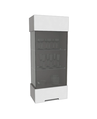 Шкаф навесной, фасады в эмали LE-360 L/R