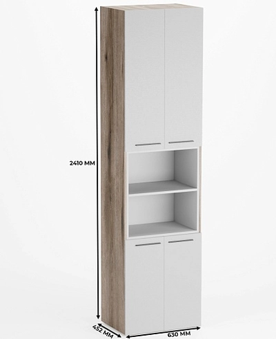 Шкаф книжный с нишей L228.44