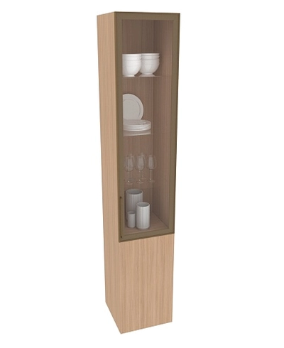 Шкаф со стеклянным фасадом R222.1