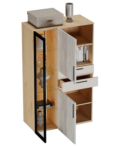 Шкаф комбинированный  R255 L/R