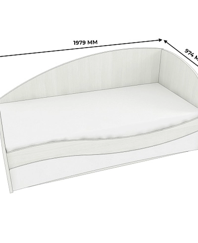 Кровать односпальная P901 с подъемным механизмом, 90x190
