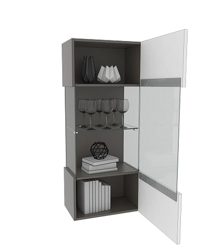 Шкаф навесной, фасады в эмали LE-350