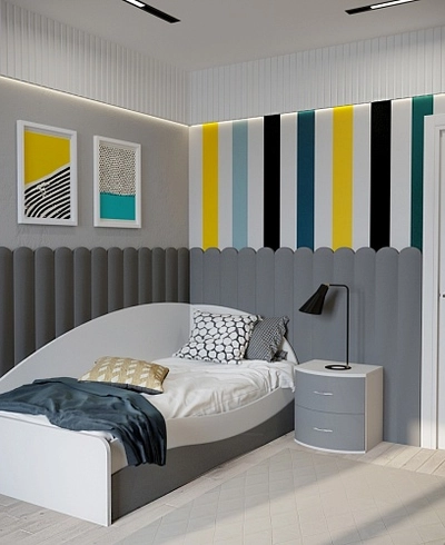 Кровать односпальная P901 с подъемным механизмом, 90x190