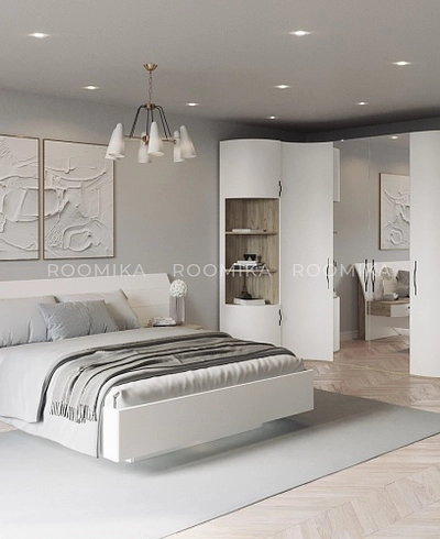 Шкаф 2 дверный с зеркалом P210Z