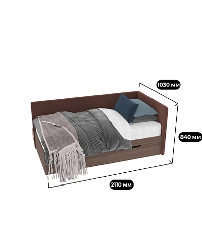 Кровать односпальная L922.90, 90x200