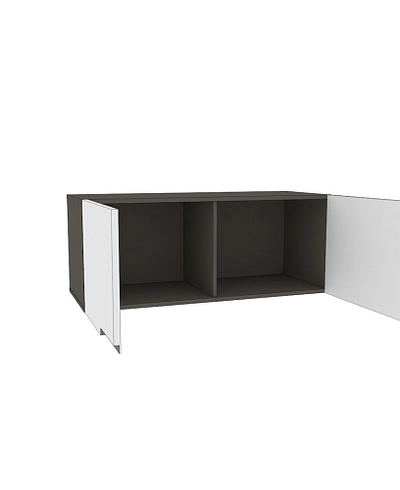 Антресоль широкая на 1000мм, фасады в эмали LE-461.2