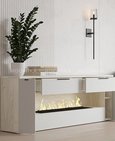 Тумба ТВ напольная с электрокамином L551.350