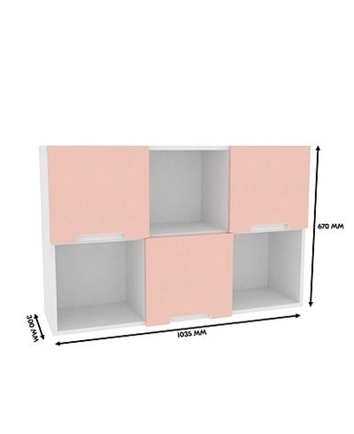 Антресоль над столом, фасады в эмали LE309.3