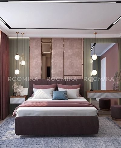 Лацио спальня фасады в эмали 10